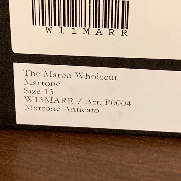 Paul Evans Wholecut Marrone Shoes
